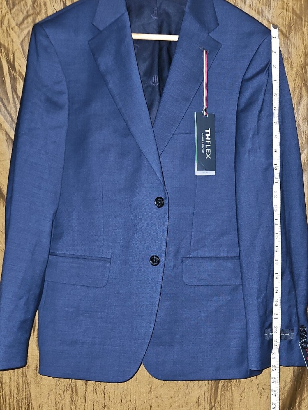 Men's Navy Two-Button Sport Coat by